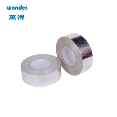Bopp Panas Tahan Tape Foil Aluminium Roll 48mm Lebar Kemasan