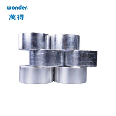 Acrylic Adhesive Tape Aluminium tahan panas, Silver Sealing Tape 30m Panjang