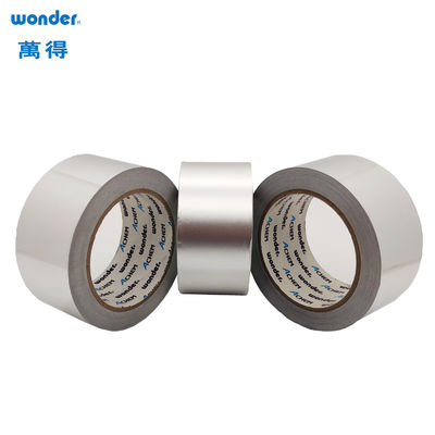 Tepi perbaikan aluminium foil tahan panas, Acrylic Adhesive Aluminium Pipe Tape