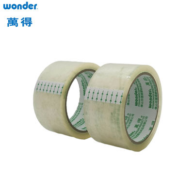 Semi Transparan BOPP Tape Packaging Marketing 0,038mm Berbasis Air