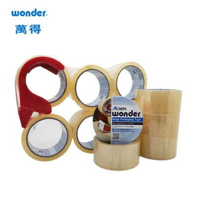 Tape perekat BOPP Berbasis air Tape perekat BOPP coklat 2 inci
