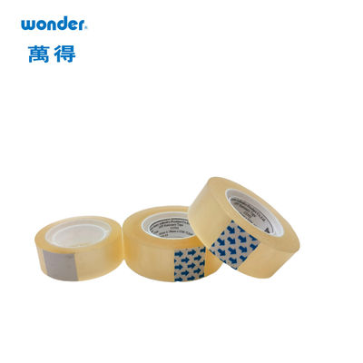 Acrylic Adhesive BOPP Tape Stamping Jelas 30m Panjang Custom