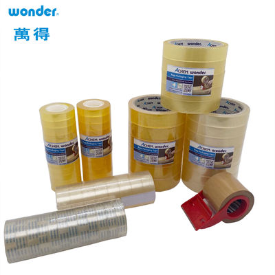 DIY Acrylic Adhesive BOPP Tape Stationery 18mm Lebar Masking
