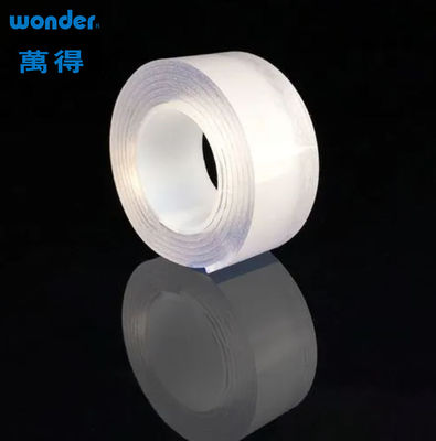 Tape nano transparan sisi ganda tanpa jejak yang dapat dilepas dapat didaur ulang