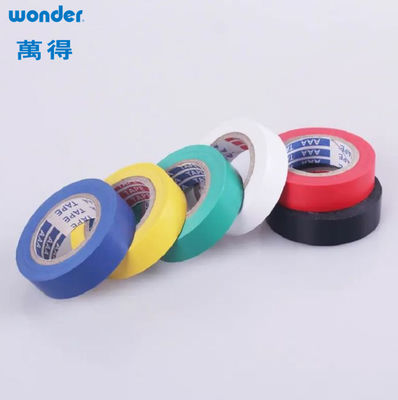 Tape Self-Adhesive PVC yang berkilau, Eco Friendly Flame Retardant Insulation Tape Biru