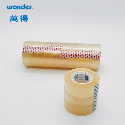 Penggunaan Kantor BOPP Tape Stationery 33m Lenth Water Based Adhesive