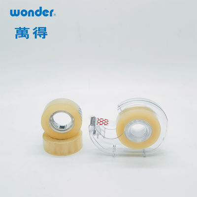 Sekolah Menggunakan Kaos Tape BOPP Self-Adhesive Brown, Kothak Kemasan Tepi Ketebalan 0,038mm