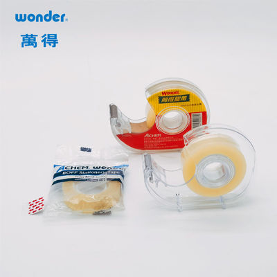 Acrylic Adhesive Water Based BOPP Stationery Tape Bungkus Kuning