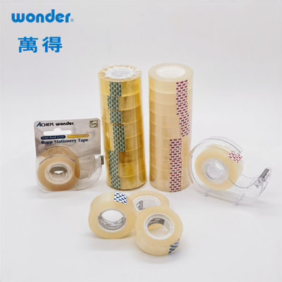 Easy Tearing BOPP Brown Tape, Cutom Yellowish Gift Packing Tape