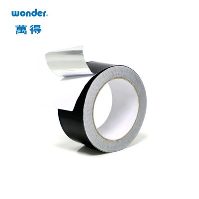 Perak High Temp Aluminium Foil Tape 0.057mm Ketebalan Perekat Berbasis Air