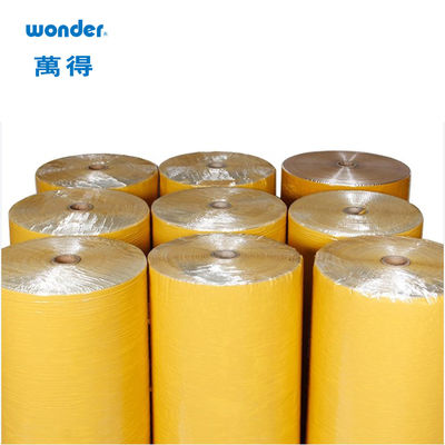 Tape Self Adhesive BOPP Transparan Jumbo Roll Bundling Adhesive Akrilik