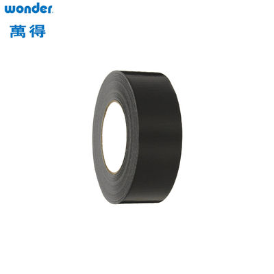 Water Resistant Black Cloth Duct Tape 0.160mm Total Ketebalan Untuk Rumah