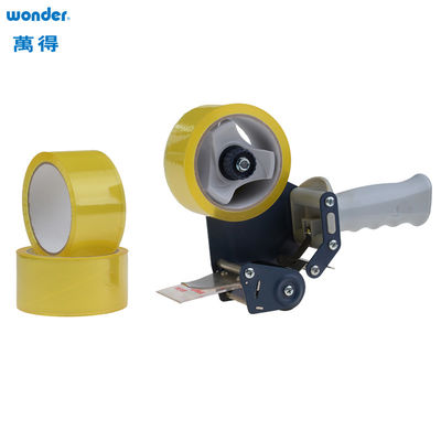Acrylic Adhesive Packing Tape Cutter Dispenser Biru Plastik Padat Untuk Kotak