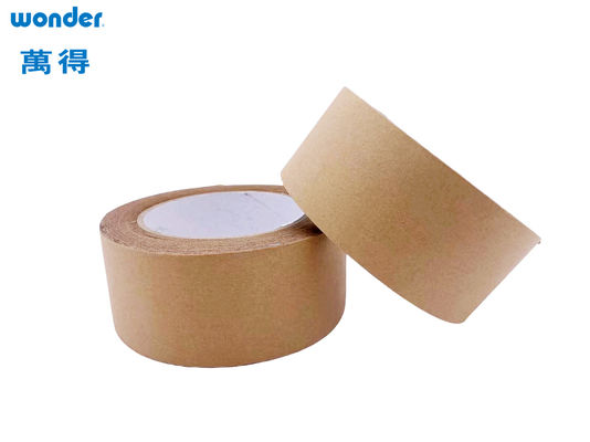 Karet dasar Kraft Packing Tape, Self Adhesive Air Aktif Kraft Tape