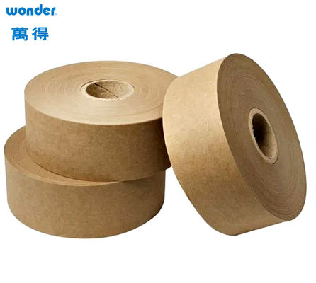 Tape kertas kraft karet aktif yang dapat ditulis dengan air lebar 1200mm