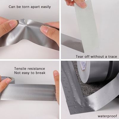 Hot Melt Adhesive Waterproof Kain Duct Tape Lebar 72mm Transparan