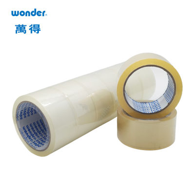Easy Tear BOPP Packing Tape Multiple Widths Clear Brown Putih