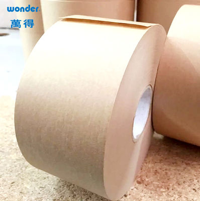 Liner Air Aktif Brown Kraft Tape Kertas 1200mm Lebar Untuk Kotak