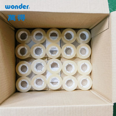 Matte Transparent BOPP Tape Stationery untuk Label Mengorganisir Kebutuhan