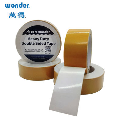 Pita Perekat Ganda Dua Sisi dengan Alas Kain Tenun dan Perekat Leleh Panas untuk Daya Rekat Kuat